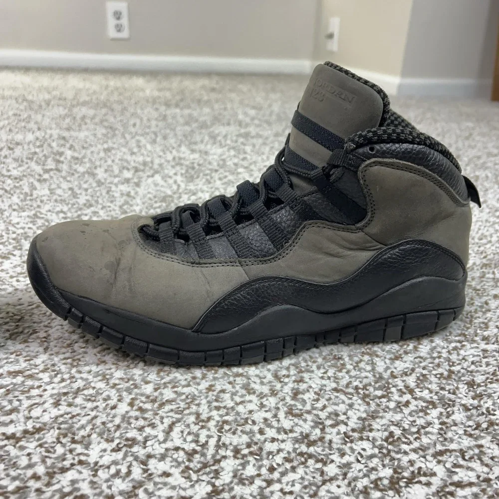 Jordan Shoes Mens Size 11 Gray Air Jordan 10 Retro Shadow Basketball Sneakers